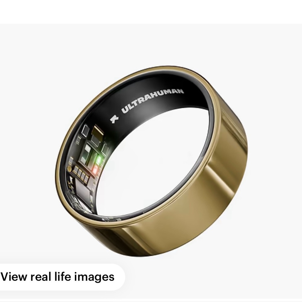 Ultrahuman air ring size 6 in bionic gold